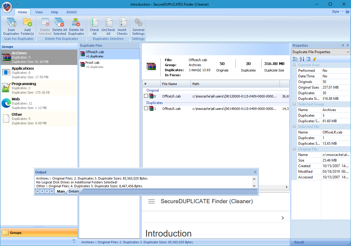 SecureDUPLICATE Finder (Cleaner)